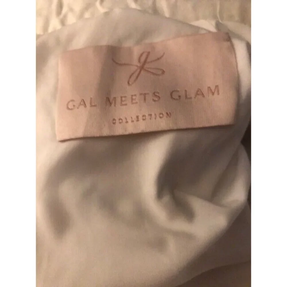 PRE-OWNED GIRL MEETS GLAM COLLECTION HANNA PUFF SLEEVE COTTON POPLIN DRESS SZ 6 - Picture 10 of 10
